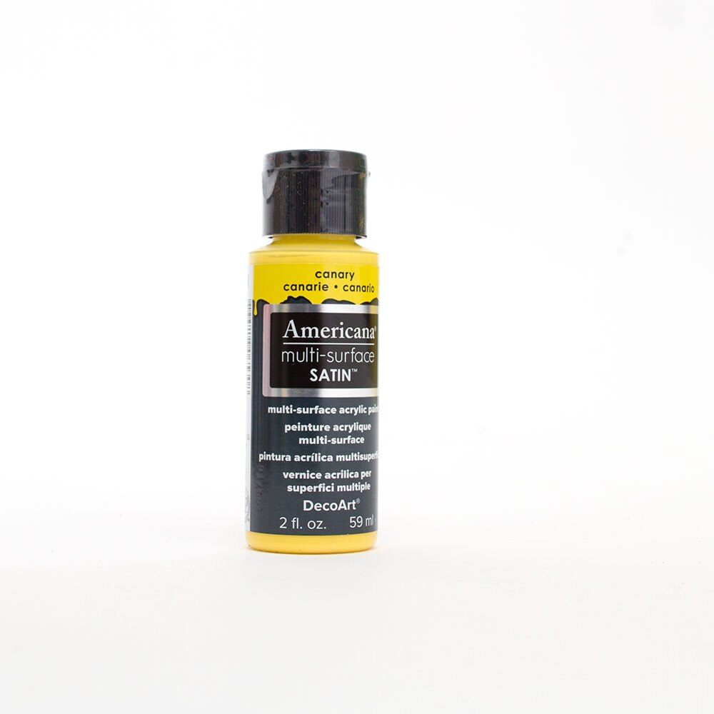 Americana, Acrylic, Art & School, Multi-surface, Paint, 2 ounce, 45270, Canary